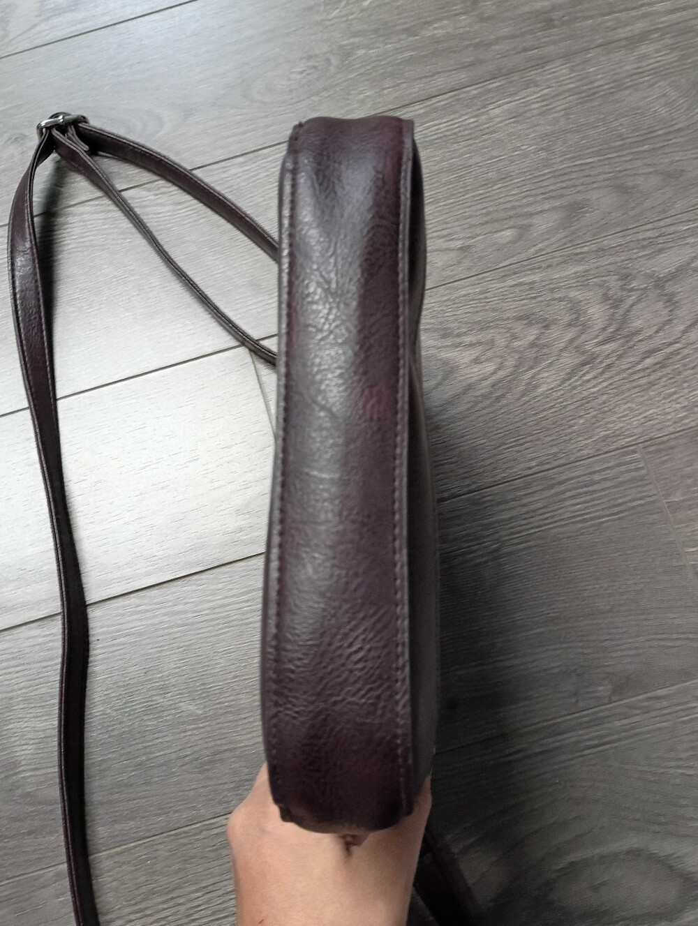 Mia And Luca Purse/Crossbody Shoulder Bag in Dark Brown - Picture 9 of 12